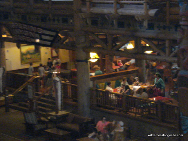 Whispering Canyon Cafe from Second Floor